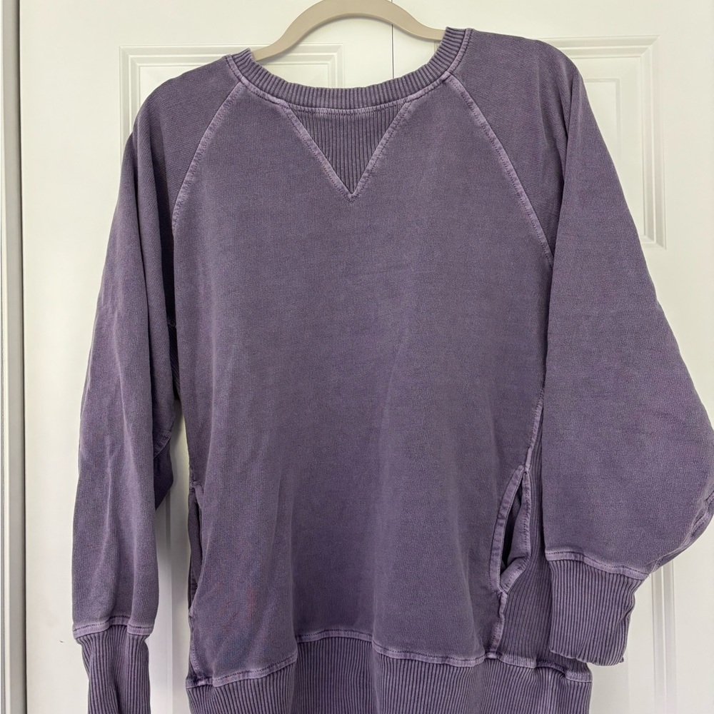 Purple Crewneck Woman’s Sweater